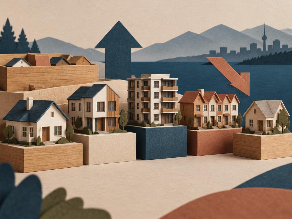 Editorial model representing Canadian housing supply