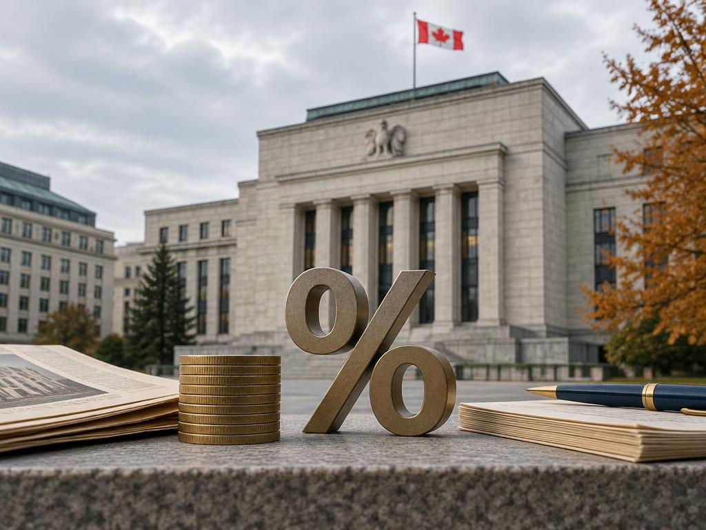 Canadian interest rate editorial graphic